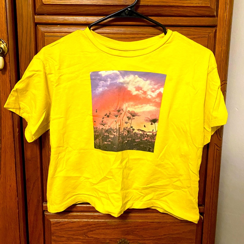 Crop top print tshirt